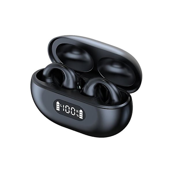Knogleledning Earbuds Bluetooth Øreklips Støjreducerende Hifi Headset