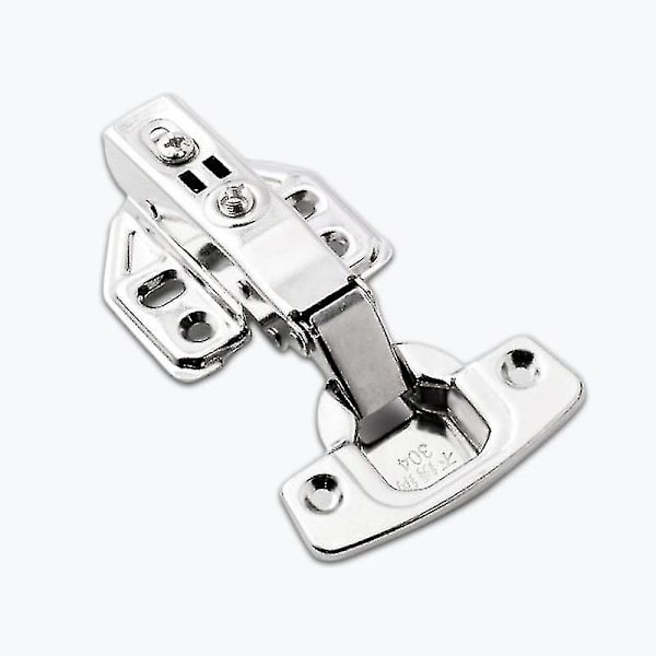 304 Rostfritt Stål Hydraulisk Gångjärn, Skåpsdörr Fjäder Fällbart Gångjärn, Buffert Dämpningsrör, Fast Fullt Skydd 2st