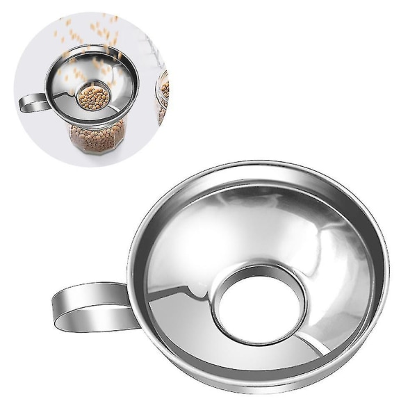 Mindre stålfjättrar för kit s metalltrattar ingen spillning kit tratt