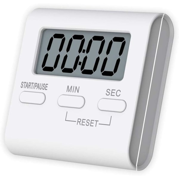 Kitchen Timer, INRIGOROUS Digital Kitchen Timer Magnetic Countdown Stopwatch Timer with Loud Alarm, Big Digit, Back Stand, Hanging Hole for Cooking,