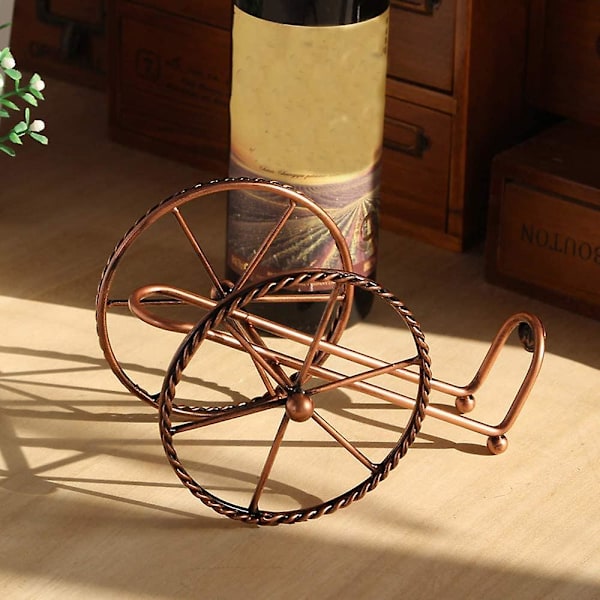 Stativ Ornament Dekoration Opbevaring Flaskeholder Rack Fest Vin Bryllup Holder Kitchendining & Bar Kan Holder Til Køleskab (1stk, Rose Gold)