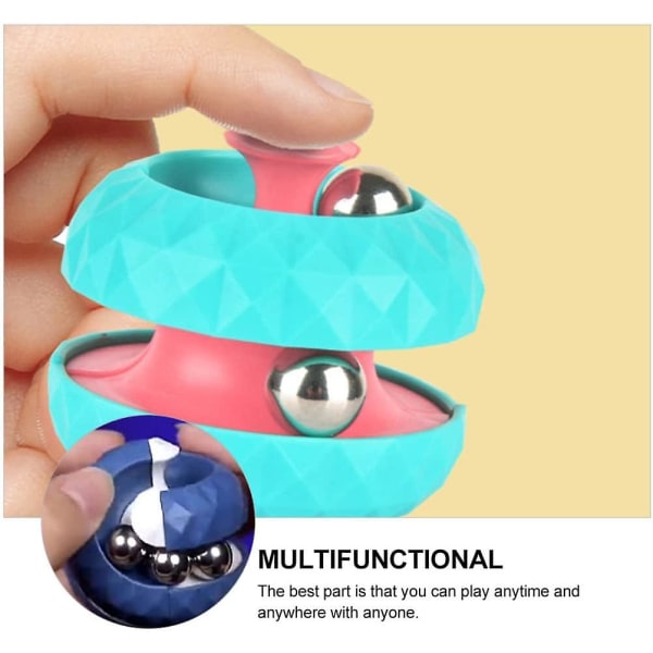 2-pack Orbital Ball Fidget Ball Toy, Pussel Ball Spin Orbital Bead Leksak Rekvisit Stress relief