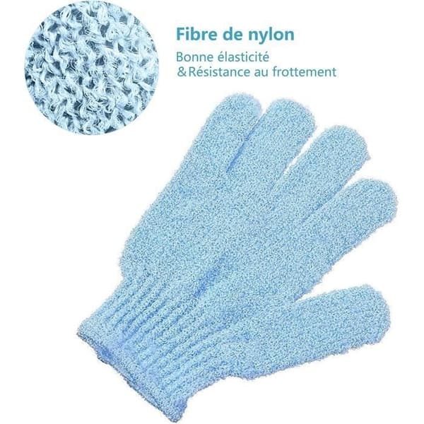 Eksfolieringshandske - Ikke angivet - 4 stk. - Polyester - Unisex - Genanvendelig