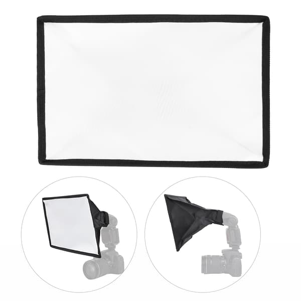 Universal 20x30cm Speedlite Softbox Diffuser til Kamera Blitz Lys Speed Lights
