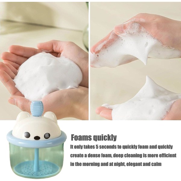 Skin Care Marshmallow Whip Makerblue - Rich Foam Maker For Face Care Whip, söpö vaahtomuppi ihon puhdistamiseen