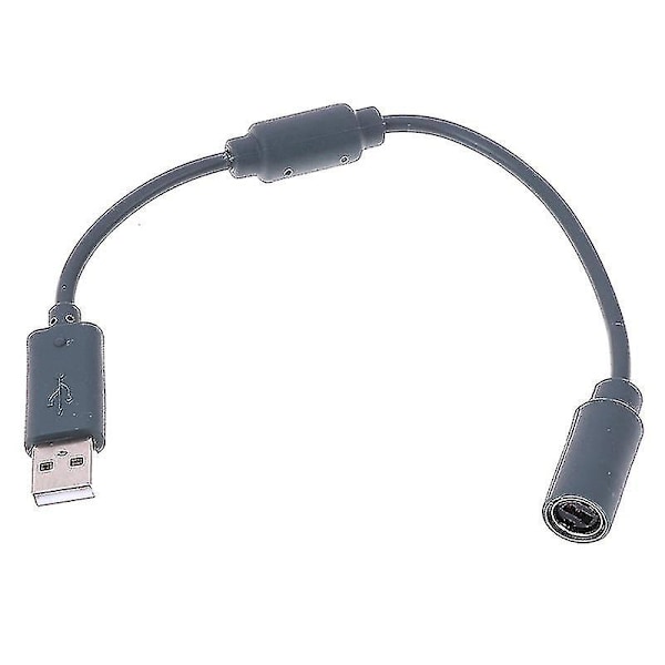 Langallinen ohjain USB-irrotuskaapeli Xbox 360:lle, harmaa, 23 cm