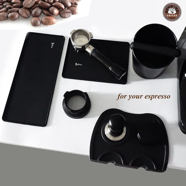 Kaffemaskinmatte Sklisikker gummitampestasjon Barista Espressomaskintilbehør