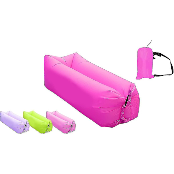 Rask oppblåsbar solseng bærbar utendørs innendørs vind seng solseng, luft seng sofa, luft sovesofa, oppblåsbar sofa, lat seng camping tilbehør, Por
