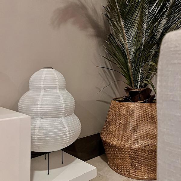 Nogyu2022 Akari Japansk Papir Gulvlampe - Noguchi Papir Lanterne Gulvlampe - Hyggelig Mid Century Gulvlampe (Gulvlampe) Floor Lamp