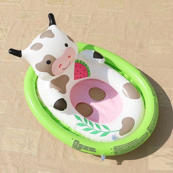 Inflatable Swimming Ring Cow Seat Child Water Swimming Seat For Children