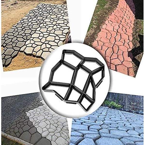 43x43cm Betoni Epäsäännöllinen Paver Muotti Polulle Polun Tekijä Muovi Päällystys Muotti