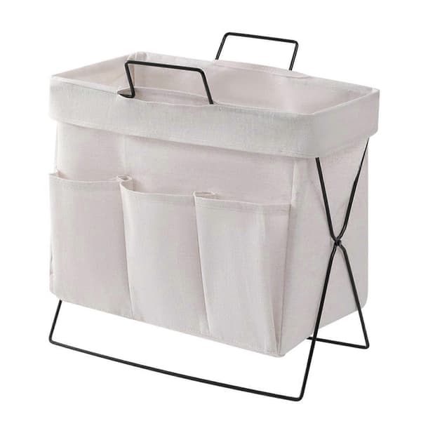 Skittentøyskurv - Ventilert Luktfri - for Bad Soverom - Flyttbar Solid Beige