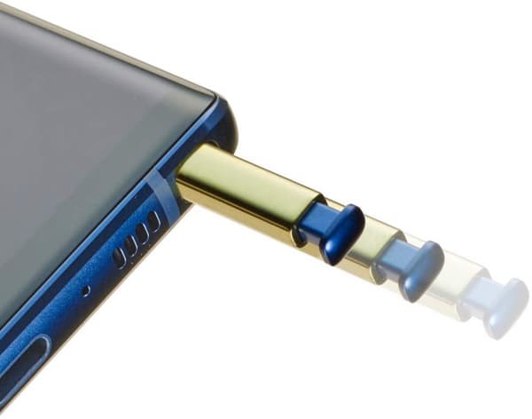 Multifunktionel Touch Screen Stylus Erstatningsspids (Ingen Bluetooth) Kompatibel med Samsung Galaxy Note 9 N960 (Sort)
