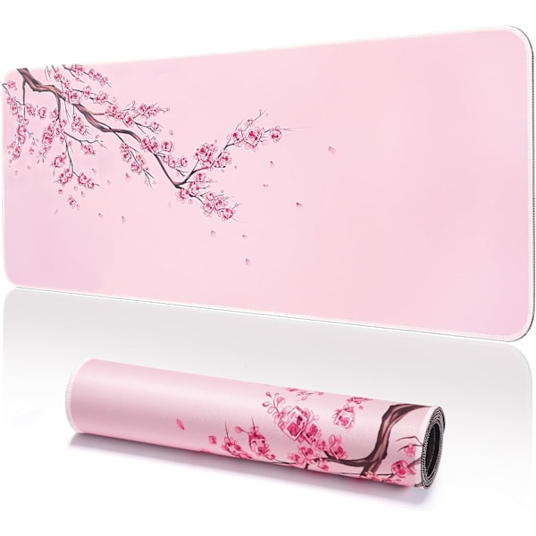 Musematte Gaming Stor Skrivebordsmatte (31,5 x 11,8 x 0,12 tommer) Vaskbar Stor Musematte, Japansk Musematte med Antiskli Gummibase, Utvidet Mo MousPad Y7 XL