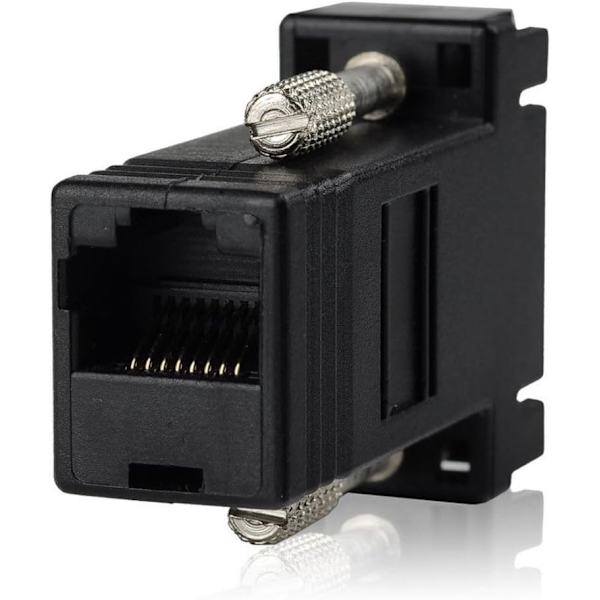 CY VGA RGB 15-stiftshane till Lan Cat5 Cat5e RJ45 Ethernet honadapter Svart RJ45 to VGA RJ45 to VGA