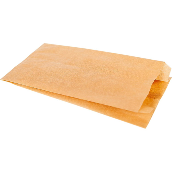 15*5*22cm, 100 stk. Brune Papirsposer Til Morgenmad, Papirsposer, Brødposer, Slik, Kager, Fastfood, Kaffe, Mad Bageri