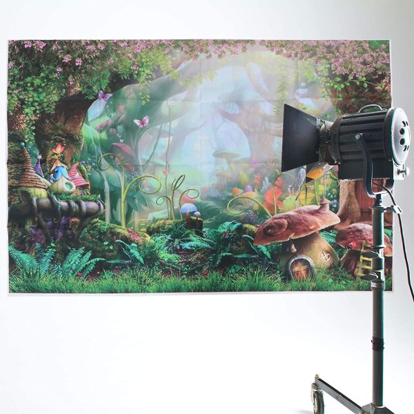 Wonderland fotobakgrunn 3d tegneserie studio bakteppe veggrekvisita 90x150cm (a-1b)