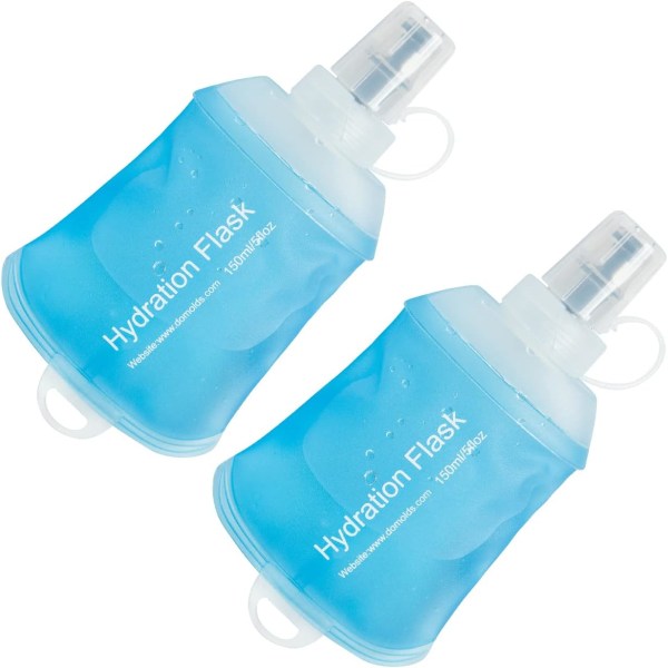 150ML Myk Flask, TPU Foldbar Løpehydreringsflaske, Myk Sammenleggbar Vannflaske for Hydreringspakke Sykling Maraton Løping Fotturer 150ml2
