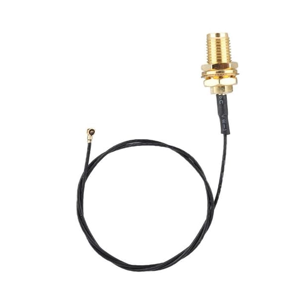SALALIS netværkskabel SALALIS forbindelseskabel M.2/NGFF netværkskortkabel 2 stk. og 2x 6DBi antenne computerlagring