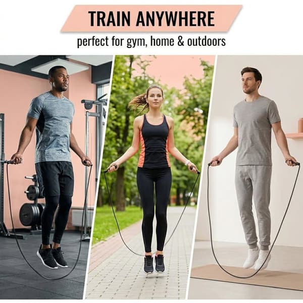 1 Sport Speed Rope 2,8 m Svart