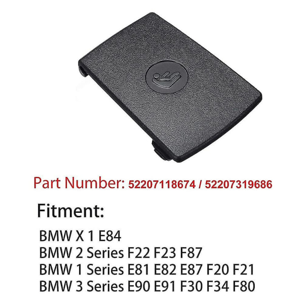 2x För - F20 F30 F31 E84 E87 3-serie Bakre Barnstol Fäste Isofix Skydd 52207319686