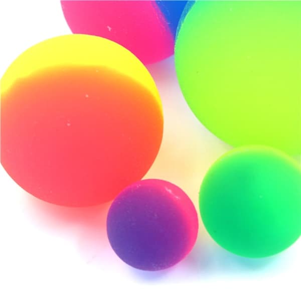 3 st Månsken Högstudsande Boll Elastiska Jongleringsbollar 42mm 3 st 42mm