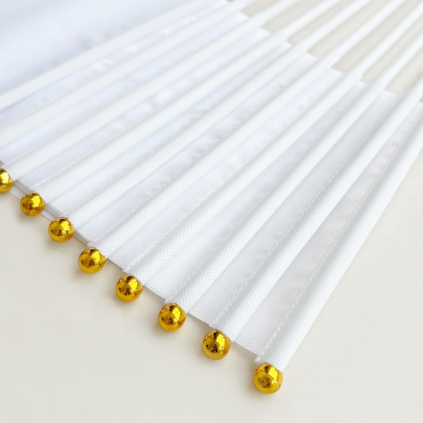 25-pack vita flaggor tomma vita flaggor små vita DIY-flaggor på pinne, festdekorationer för parader, storslagna öppningar, barnkalas, festjämn White