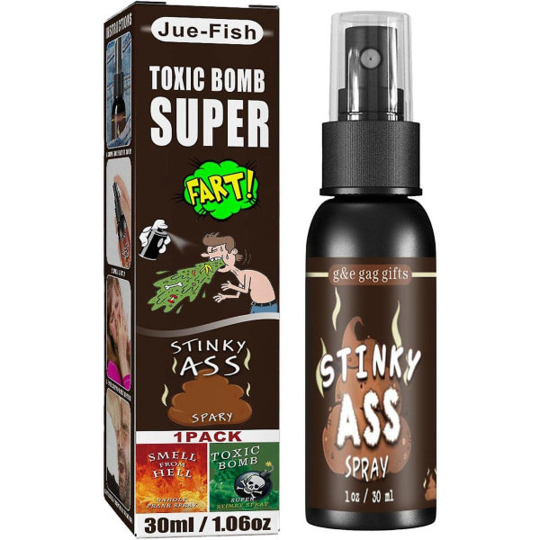 30 Ml Fart Spray Stinky Ass Fart Spray Prank, Super Stinky Liquid Fart Liquid Spray, Tricky Liquid Fart For Barn Voksne