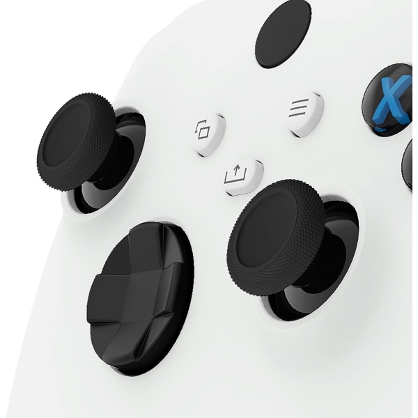 Svart-2stk-ekstremert erstatningspinne for Xbox Series X/s, styrespak for Xbox One Standard/x/s/elite-kontroller, tilpasset tommelfinger for Xbox