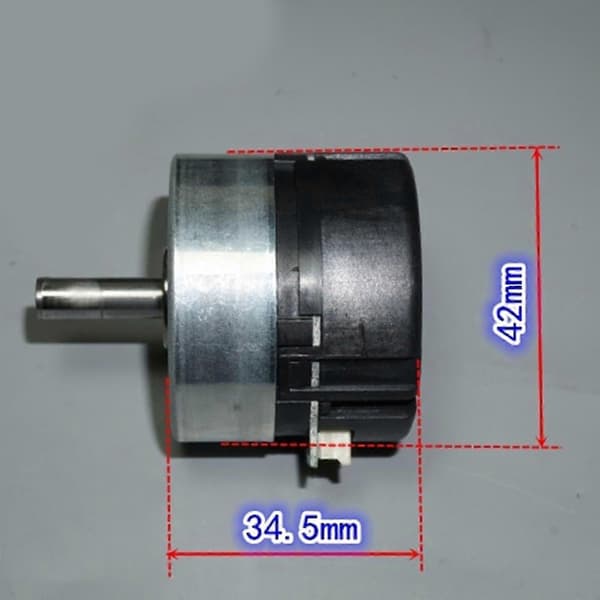DC 9V/12V/24V 24h PWM Børsteløs Servomotor CW/CCW Innebygd Drivenhet Encoder