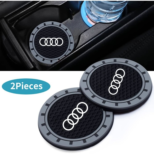 Audi-auton kuppialunen, juomatelinealunen Audi A1 A3 RS3 A4 A5 A6 A7 RS7 A8 Q3 Q5 Q7 R8 -autoihin, liukumaton automaattikuppitelineen sisäalunen, auto #NAME?