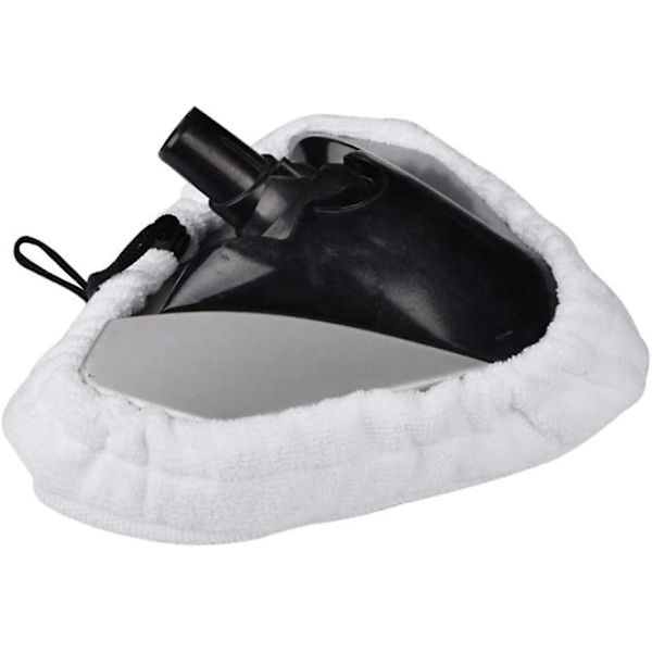 Dampmoppe Puder Universal Vaskbare Mop Klude Genanvendelige Mikrofiber Udskiftning Rengøringspuder Til Hjem 6 Stk (hvid)