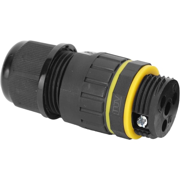 Ip68 vandtæt kabelforskruningsstik 3-pin nylontrådbeskyttelsesstik 912 mm M203p 0,5-1,5 mm kabelstik 1 stk.