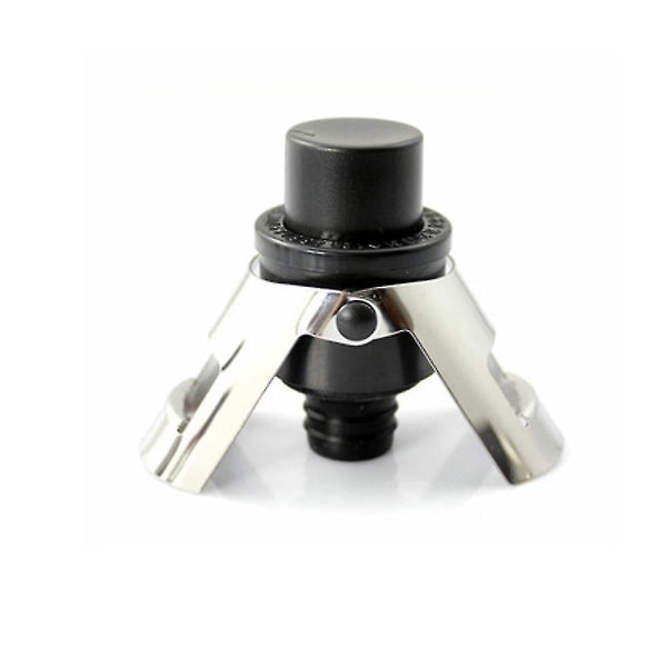 Champagne Stopper By Bottle Sealer For Champagne Cavaprosecco And Sparkling Wine Black