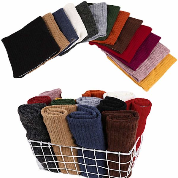 Fleece Halsvärmare Termisk Snood Unisex Tjock Vinter Kallt Väder Stickad Cirkelhalsduk för Cykling Motorcykel Sport Red