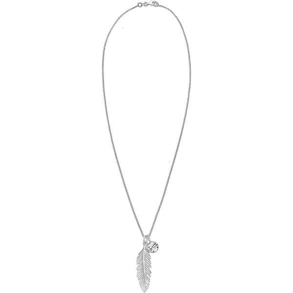 925 Sterling sølv fjær halskjede for kvinner