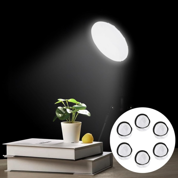 6 stk Standard Reflektor Diffuser Deksel 7\" / 18cm Myk Stoff Diffuser Lys Deksel Reflektor Deksel for Fotografi Video Studio Standard Strobe R White (6 Pcs)