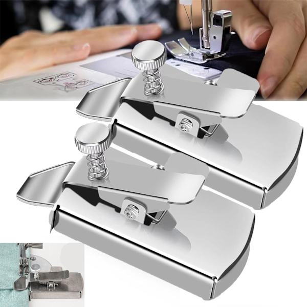 2 stk. magnetisk sømstyring Magnetisk sømstyring, magnetisk sømstyring, symaskinens rådgivningsværktøjer, sytilbehør til symaskine, Se Magnetic Seam Guide (2 Pieces)