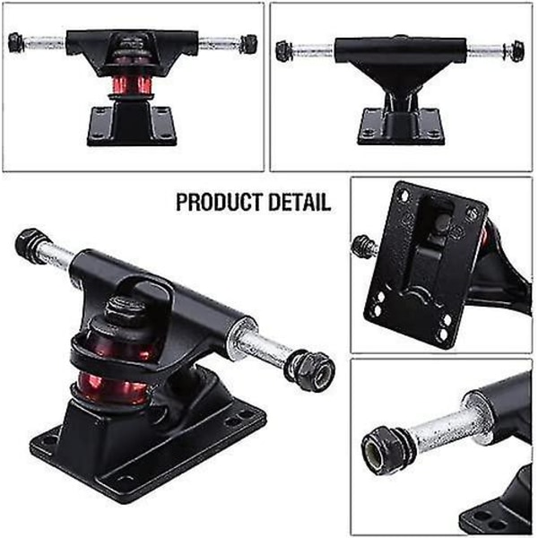 '2 stk 3,5 tommers Sboard Rack Trucks Sboard Ing Mid Axles Tilbehør Reservedel S()'