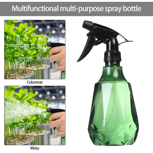 500 ml sprayflaska, 2 tomma sprayflaskor, påfyllningsbara vattensprayflaskor, plastförstörare