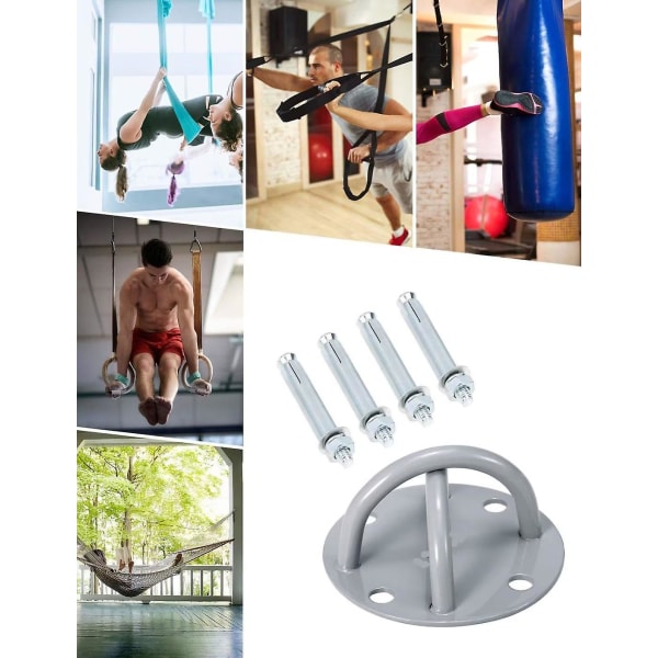 Katto-ankkuri seinäkiinnike X Kiinnitysankkuri ripustushihnoille olympiarenkaat, kehon painon voimaharjoittelujärjestelmät, joogakeinujen riippumatot, Bo