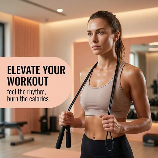 1 Sport Speed Rope 2,8 m Svart