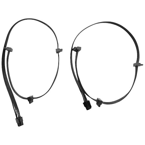 6-stifts 1 till 4 SATA modulär strömförsörjningskabel för Rmx-serien Rm550x Rm650x Rm750x Rm850x Rm1000x, 2 st