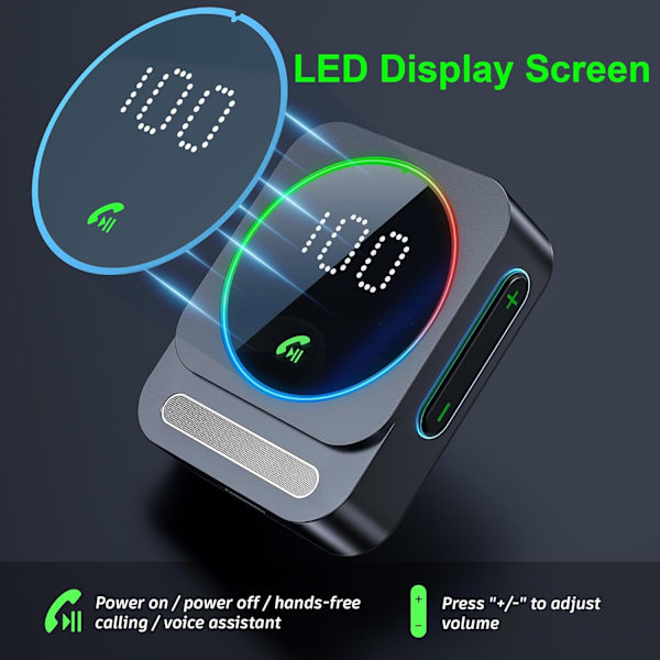 Bluetooth 5.3 -vastaanotin HiFi-laitteille, 3,5 mm:n auton Bluetooth AUX -sovitin, Mini Bluetooth Aux kodin stereolaitteille/kaiuttimille/langallisille kuulokkeille, alhainen viive, Gray