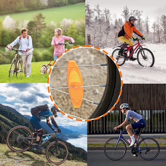 Cykel legetøjsreflekser - 8 stk. - Cykelrefleks sæt - Sikkerhedsreflekser til mountainbikes
