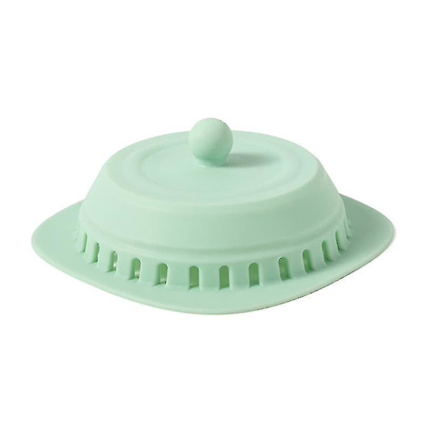 Hemdisk Ho Silkon Gel Filter Badrumsgolv Avloppsskydd Ljusgrön