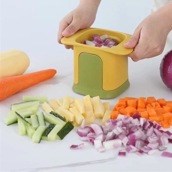 2-in-1 vihannes- ja hedelmäkäsinhakkuri