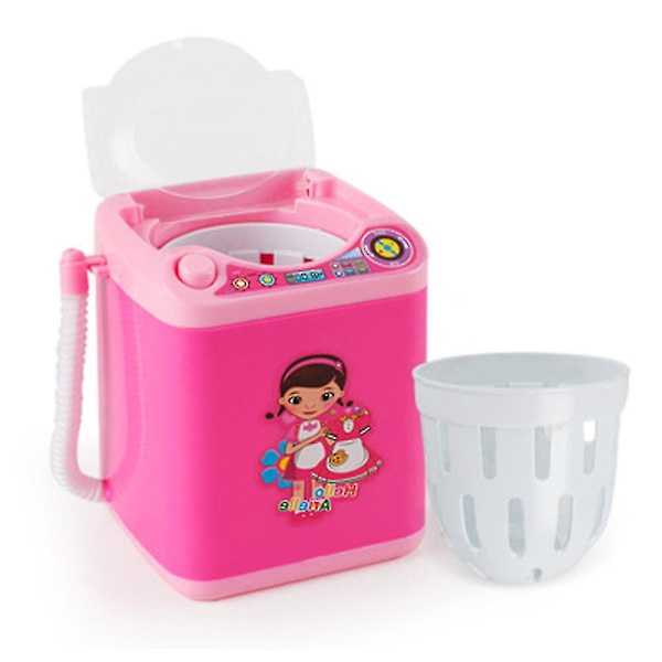 Mini Makeup Brush Cleaner Device Simulation Automatisk Rengöring Tvättmaskin För Svamp Och Puder Puff Leksak