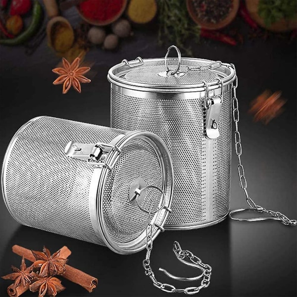 Teinfuser i rustfrit stål, te-filter til krydderier
