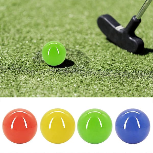 1 stk. Park Golfbold Diameter 60 mm 2,36 tommer Golfbolde Blå Gul Rød Grøn Blue